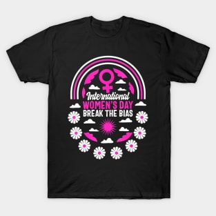 Womens International Womens Day Break The Bias 2024 Feminis T-Shirt